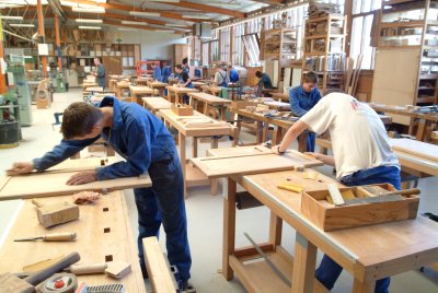 Premiers travaux en menuiserie